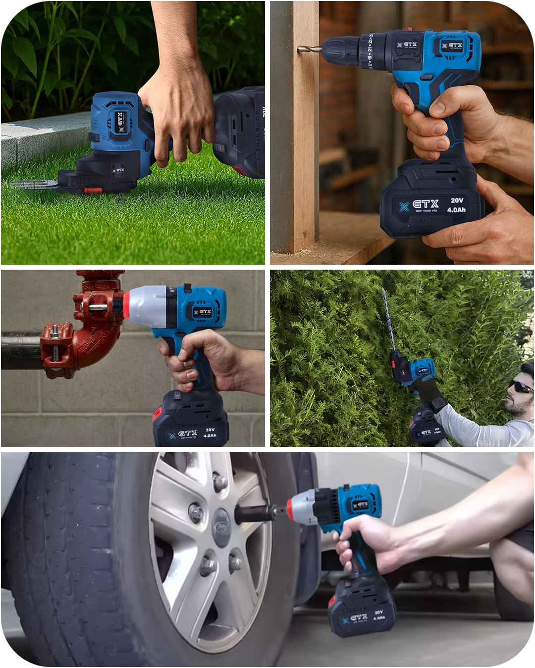 כלי בית, רכב וגינה לכל משימה